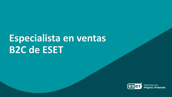 Especialista en ventas B2C de ESET